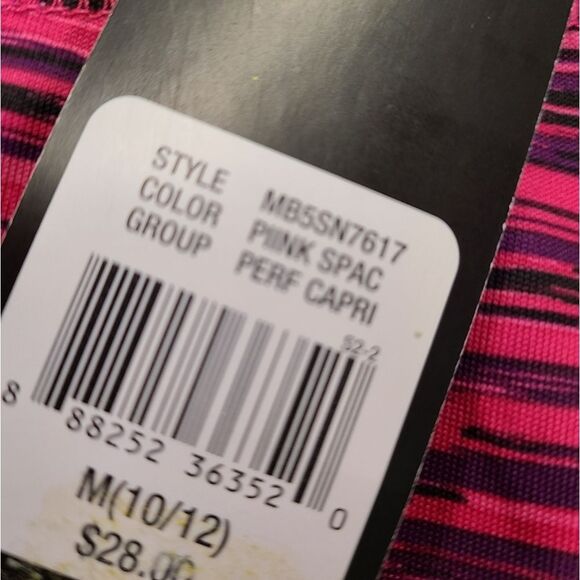 Mambo Girls Pink Leggings sz 10/12 NEW TAGS - Picture 4 of 4